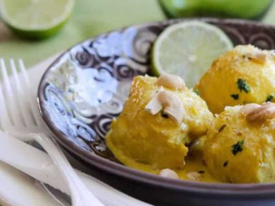 Cabillaud en sauce curry et coco au thermomix