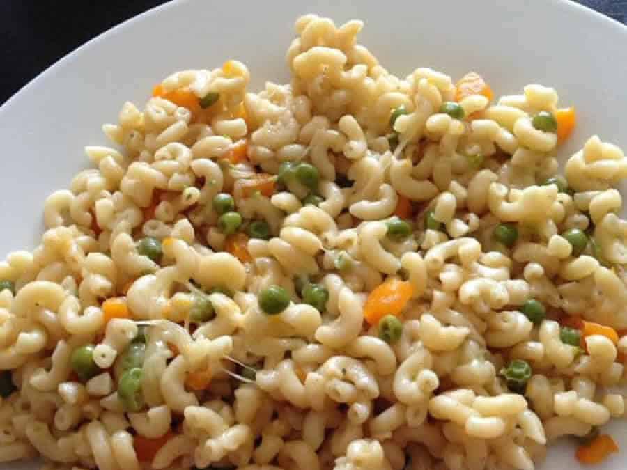 Coquillettes aux petits légumes au cookeo