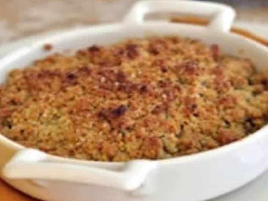 Crumble aux mirabelles au thermomix