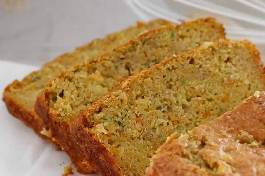 Cake aux pommes carottes et courgettes au thermomix
