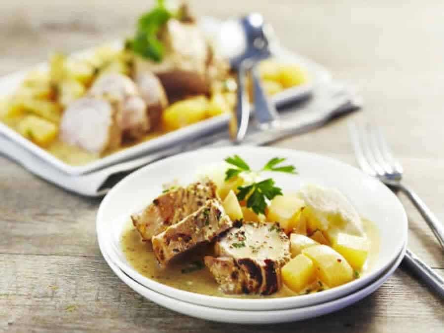 Filet mignon et ses navets au thermomix