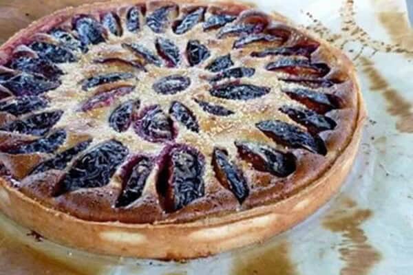 Tarte alsacienne aux quetsches au thermomix