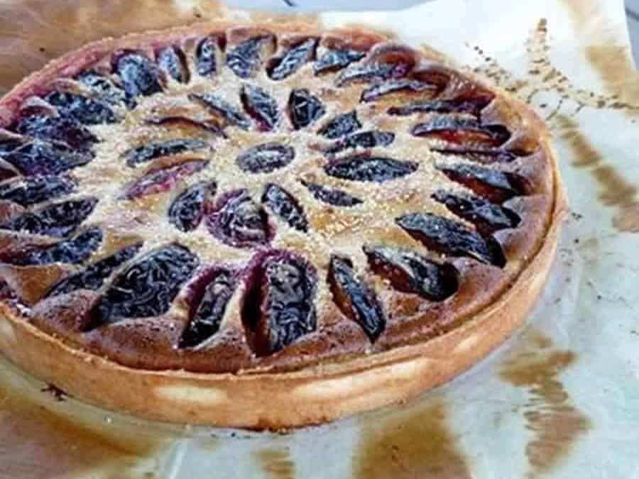 Tarte alsacienne aux quetsches au thermomix