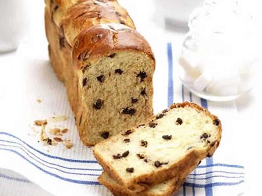 Brioche moelleuse aux pépites de chocolat au thermomix