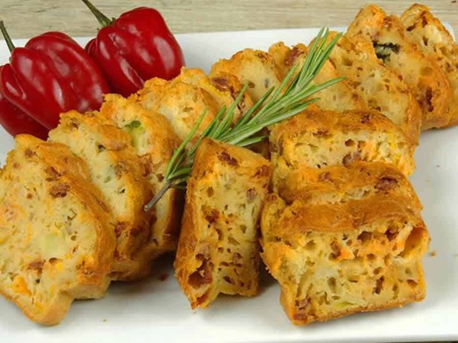 Cake au chorizo et chèvre au thermomix