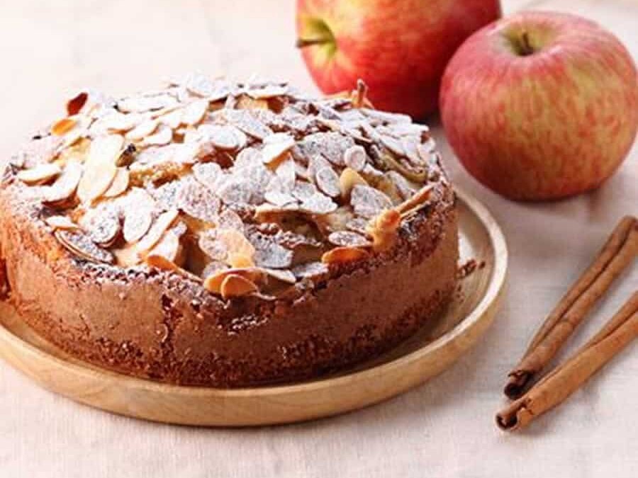Cake aux pommes et aux amandes au thermomix