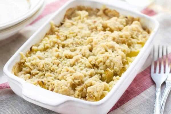 Fenouil au saumon et crumble de parmesan au thermomix