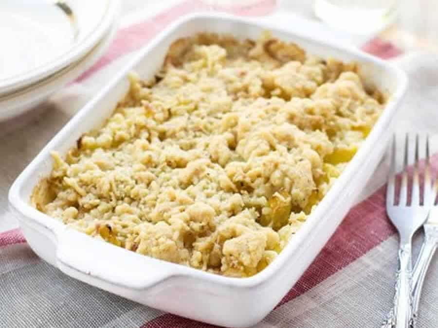 Fenouil au saumon et crumble de parmesan au thermomix