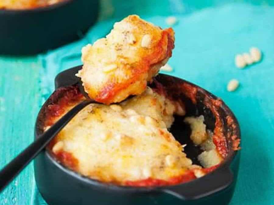 Gratin de polenta à la tomate au thermomix