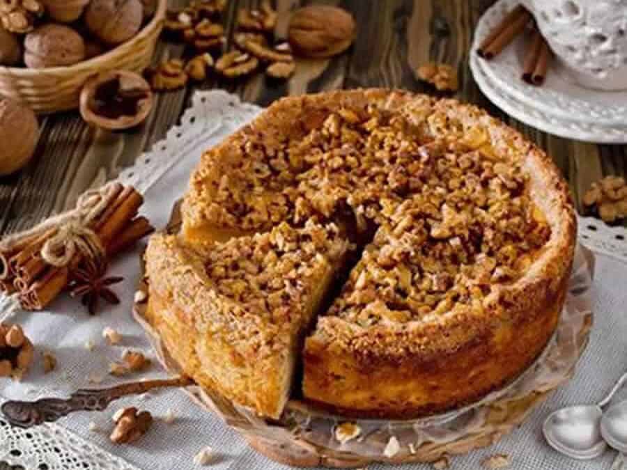 Gâteau aux Pommes noix et cannelle au thermomix