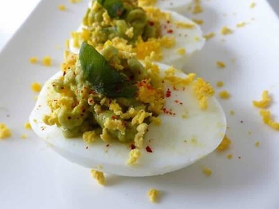 Oeufs mimosa à l'avocat au thermomix