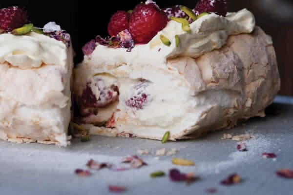 Pavlova roulée au thermomix
