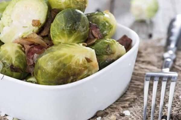 Poêlée de choux de Bruxelles aux lardons au thermomix
