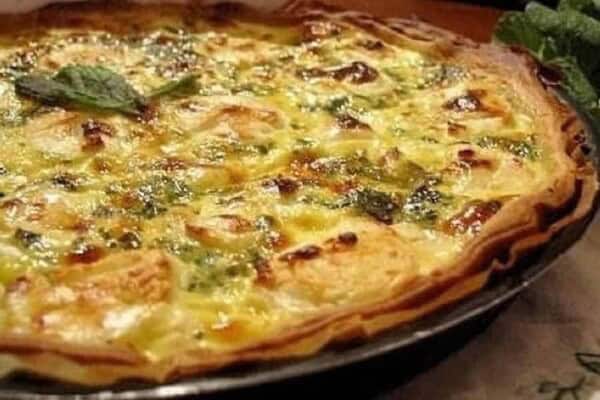 Tarte au navet courgette et thon au thermomix