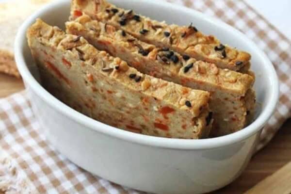 Terrine de champignons et poivron rouge au thermomix