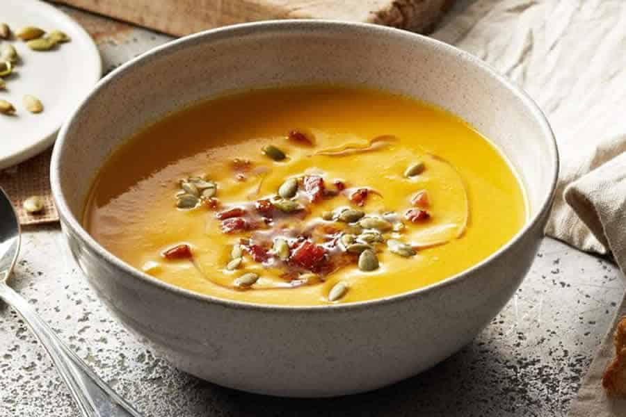 Velouté de potiron au chorizo au Thermomix