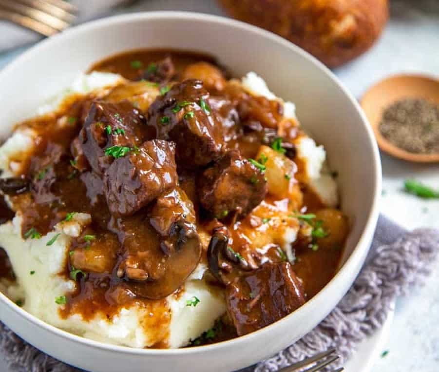 Boeuf bourguignon au Thermomix