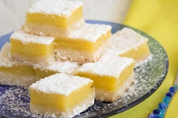 Carrés au citron au thermomix