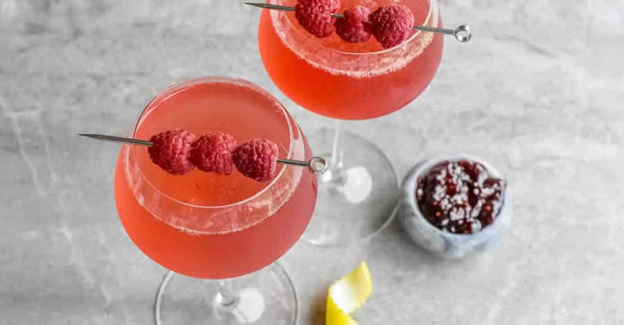 Coupe champenoise à la framboise au thermomix