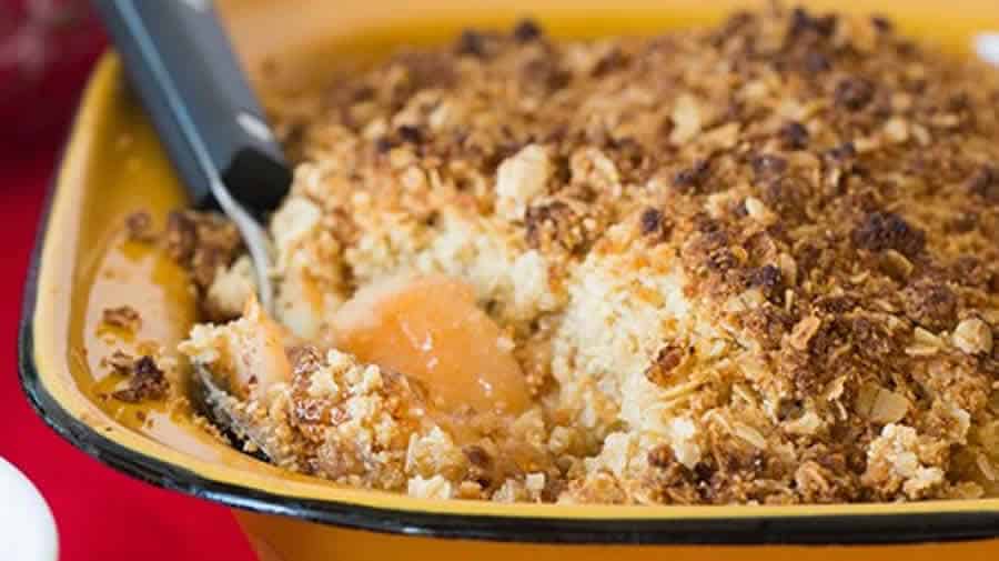 Crumble aux coings au thermomix