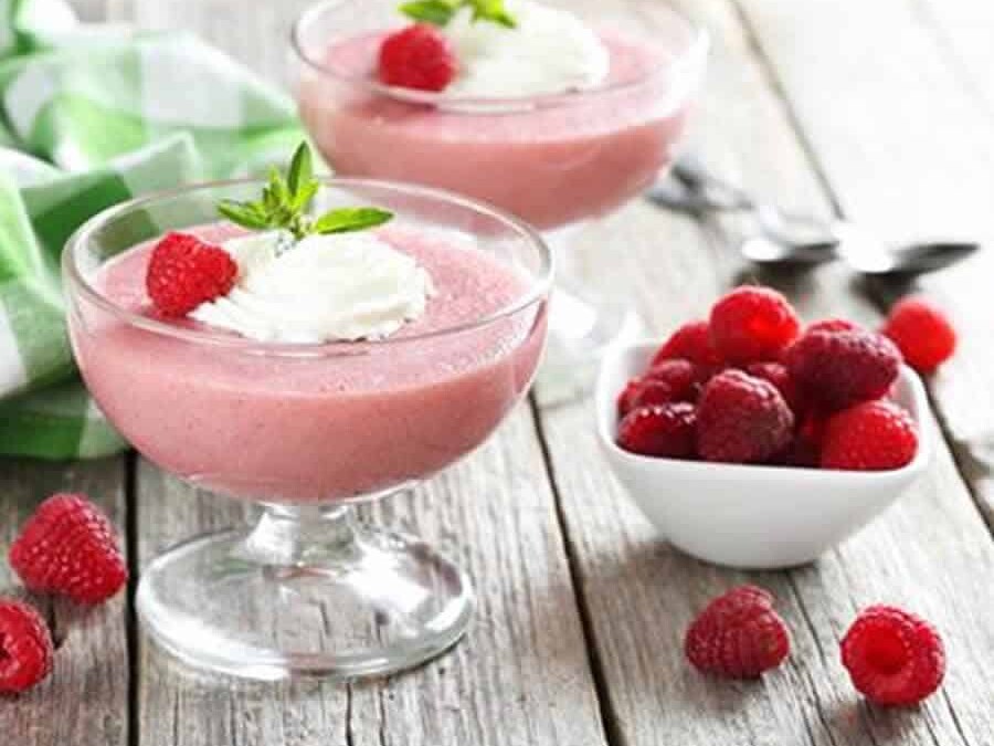 Mousse de framboises au fromage blanc au thermomix