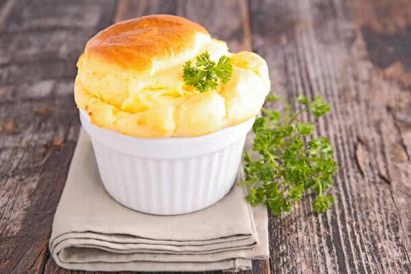 Soufflé aux cèpes et au comté au thermomix