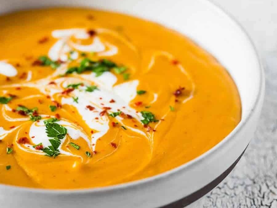 Soupe de lentilles corail au thermomix