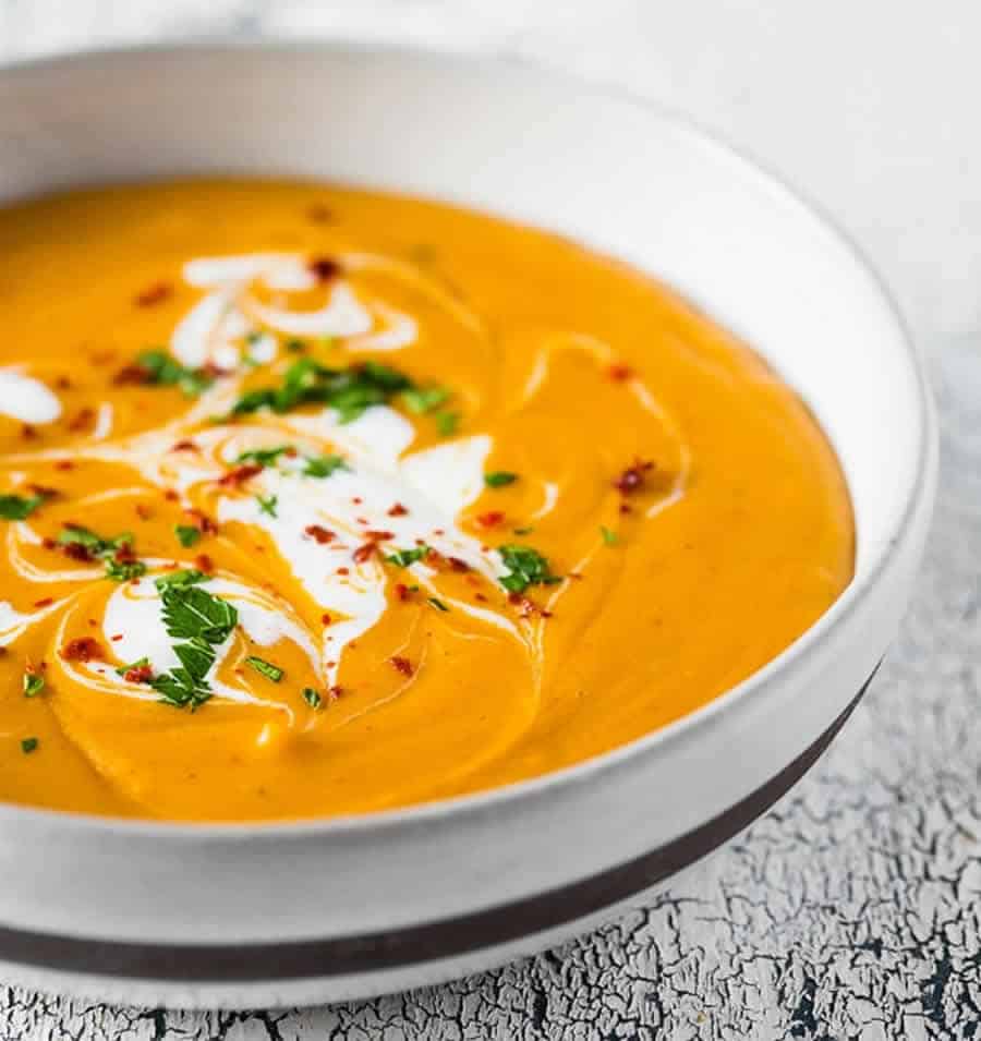 Soupe de lentilles corail au Thermomix