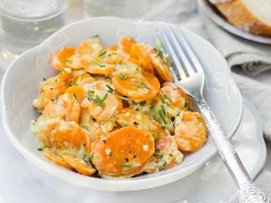 Carottes à la carbonara au thermomix