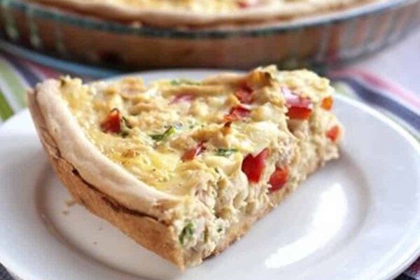 Quiche aux poivrons courgettes et carottes au thermomix