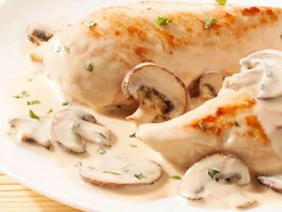 Escalopes de poulet à la crème au thermomix