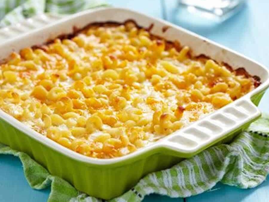 Gratin de macaronis au cheddar au thermomix