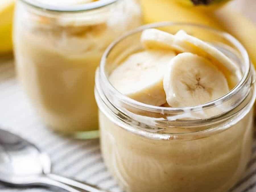 Crème de banane au lait d'avoine au thermomix