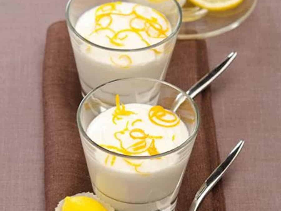Crème dessert au citron façon danette au Thermomix