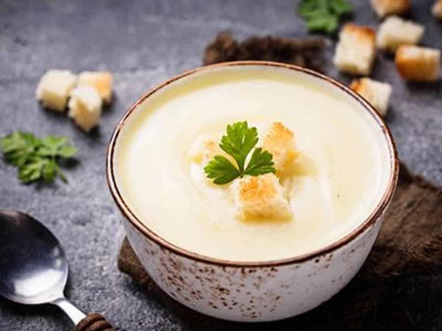 Velouté de chou blanc au poivre au Thermomix