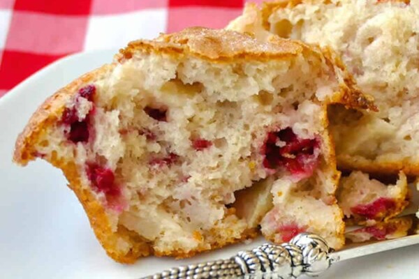 Cake aux pommes et framboises au Thermomix