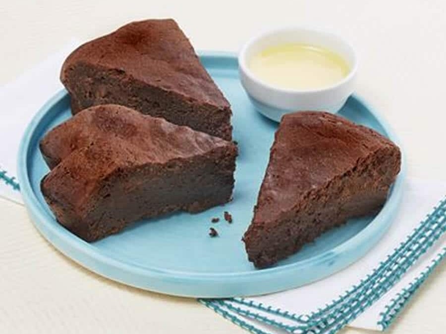 Fondant au chocolat au lait concentré sucré au Thermomix
