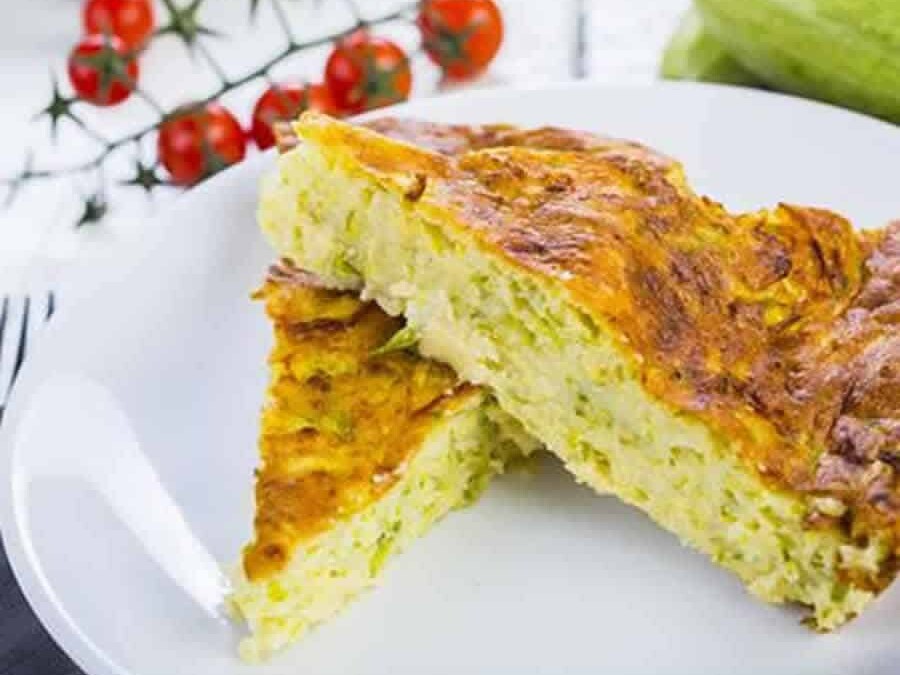Quiche sans pâte aux courgettes et jambon au Thermomix