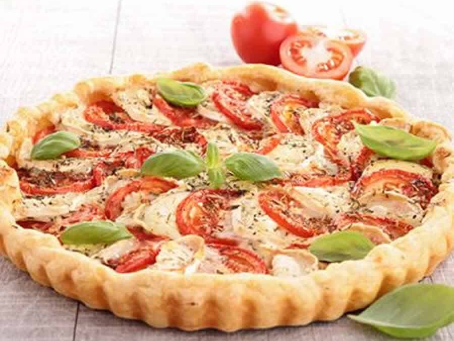 Quiche aux tomates et fromage de chèvre au Thermomix