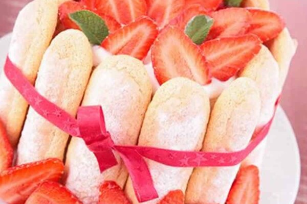 Charlotte aux fraises au Thermomix