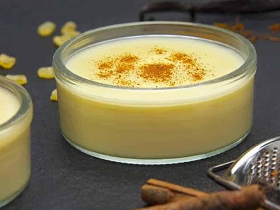 Crème dessert sans œufs au Thermomix