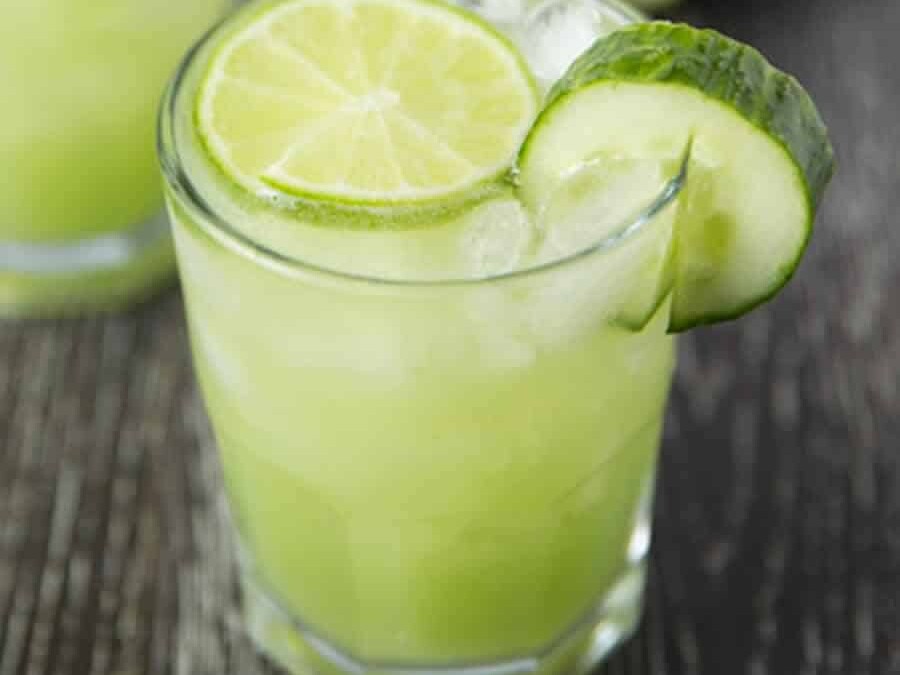 Cocktail au concombre et citron vert au Thermomix