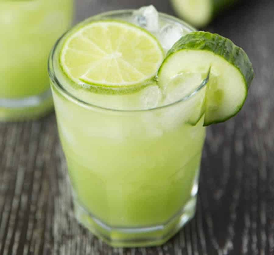 Cocktail au concombre et citron vert au Thermomix
