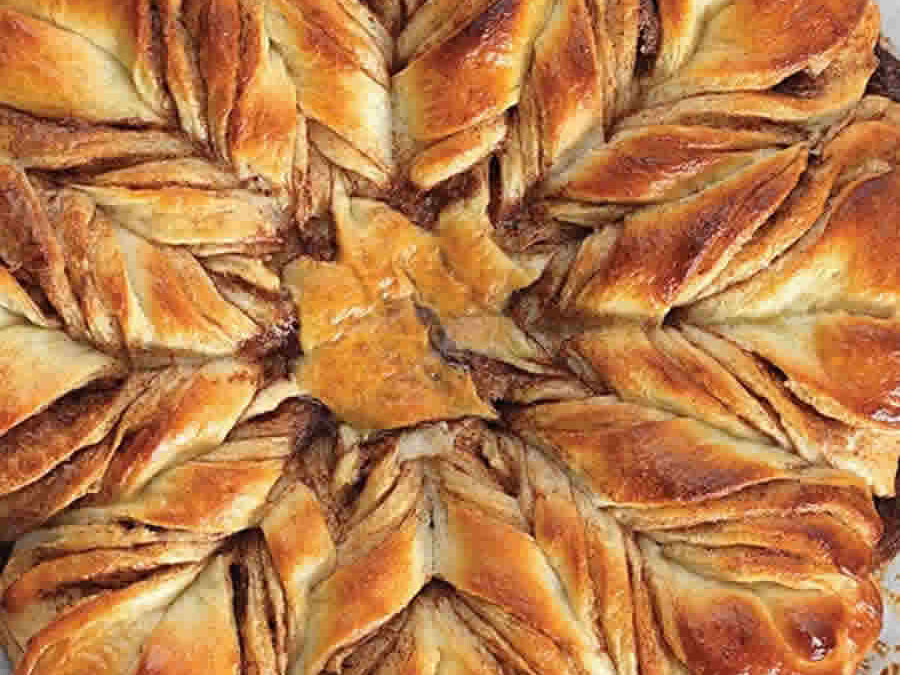 Brioche étoilée au Nutella au Thermomix