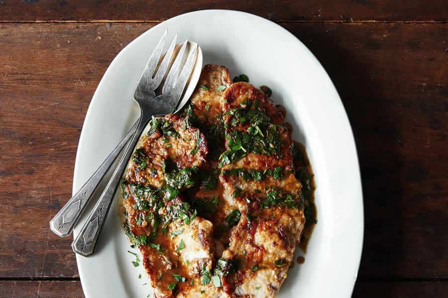 Escalopes de veau à l'ail Recette WW