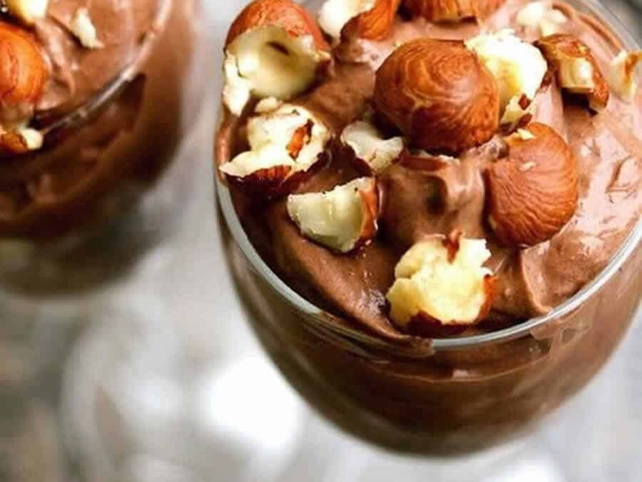 Mousse soyeuse à la noisette au Thermomix