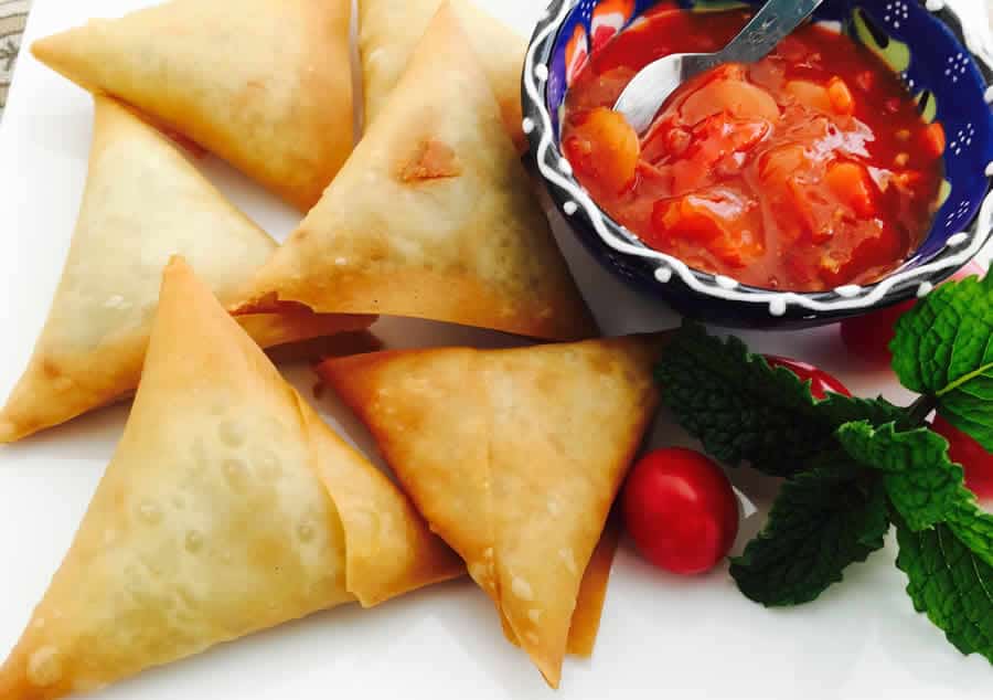 Samoussas au thon et légumes Recette WW