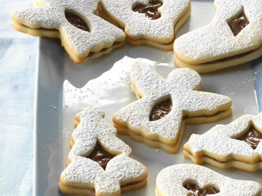 Biscuits de Noël fourrés au Nutella au Thermomix
