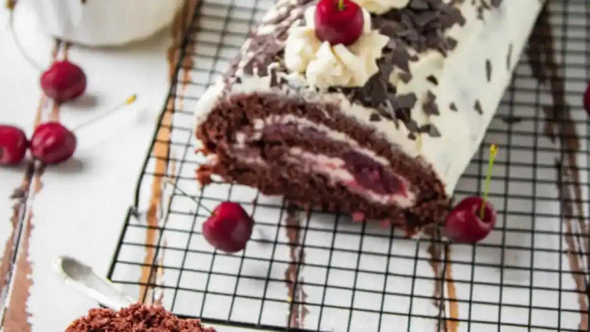 Bûche de Noël façon forêt noire au Thermomix