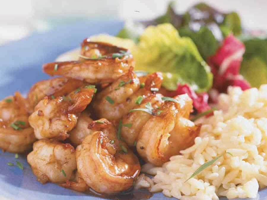 Crevettes sautées au Thermomix